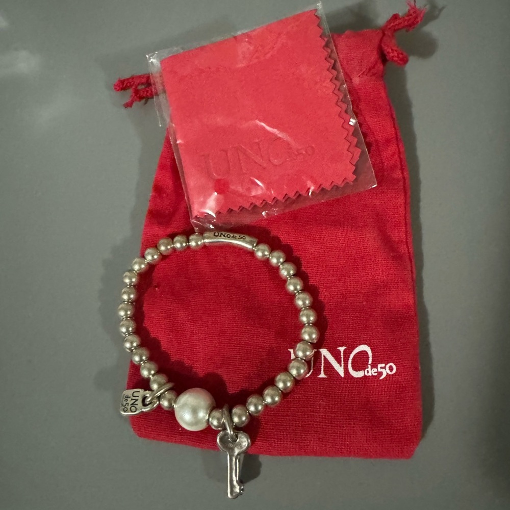 Silver Beaded Bracelet